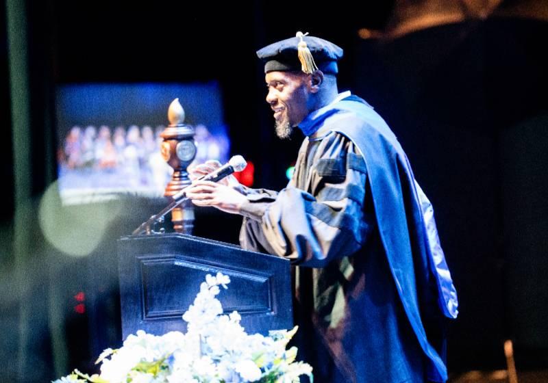 Quincy Roberts, CEO of Q Roberts, Inc., Speaks to Graduates