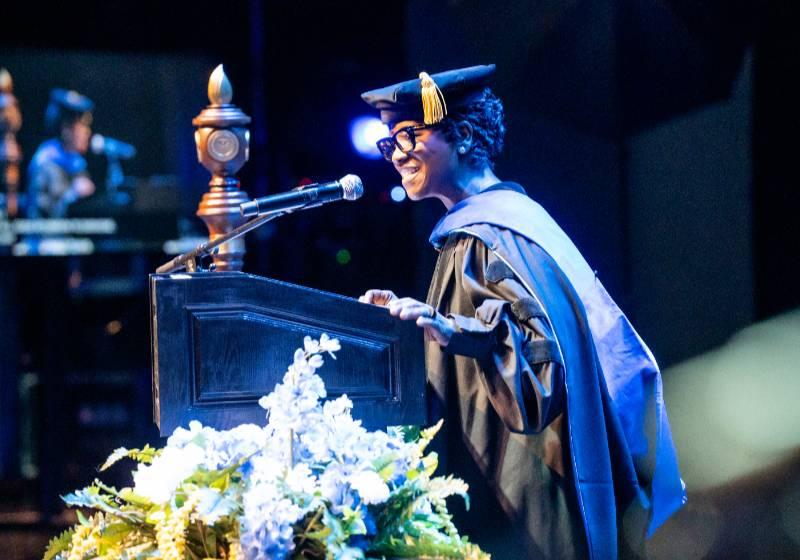 Dallas City Manager Kimberly Bizor Tolbert Speaks to Graduates