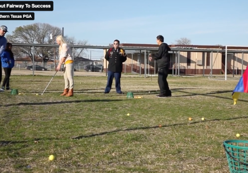 Fairway to Success Instructors Teach Dallas ISD Students Golf Techniques