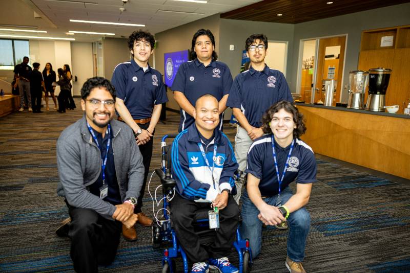 SGA Transfer Student Body Senator Hayden Wochele (lower right) with Other UNT Dallas SGA Leaders