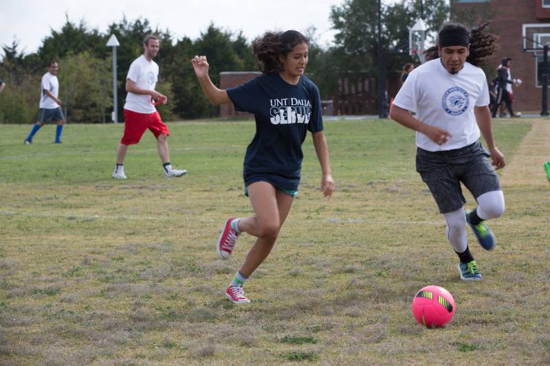 Students and Faculty Battle on the Soccer Field in a Friendly Competition That Forms Bonds Outside the Classroom