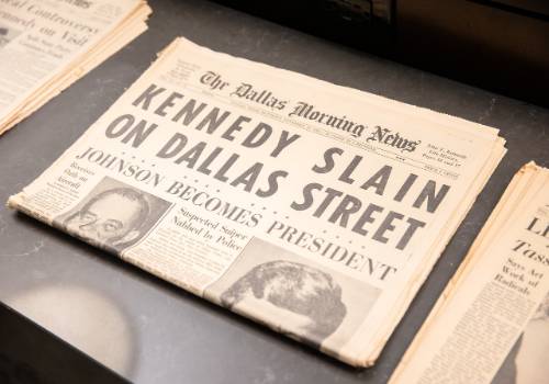 dallas morning news, jfk assassinated