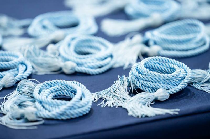 Each School of Education Graduate Wears This Special Light Blue Cord at Commencement, Signifying Their Degree