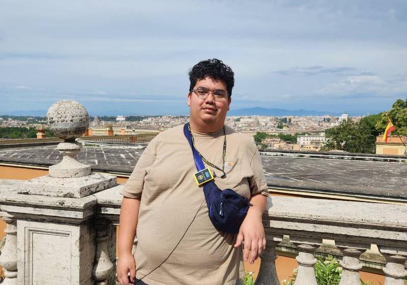 UNT Dallas Senior Kenny Rosillo Touring Rome During the 2025 Summer Abroad Program