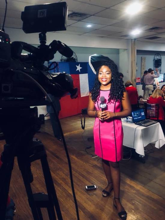 LaDyrian Cole Reporting for CBS19 in Tyler, TX