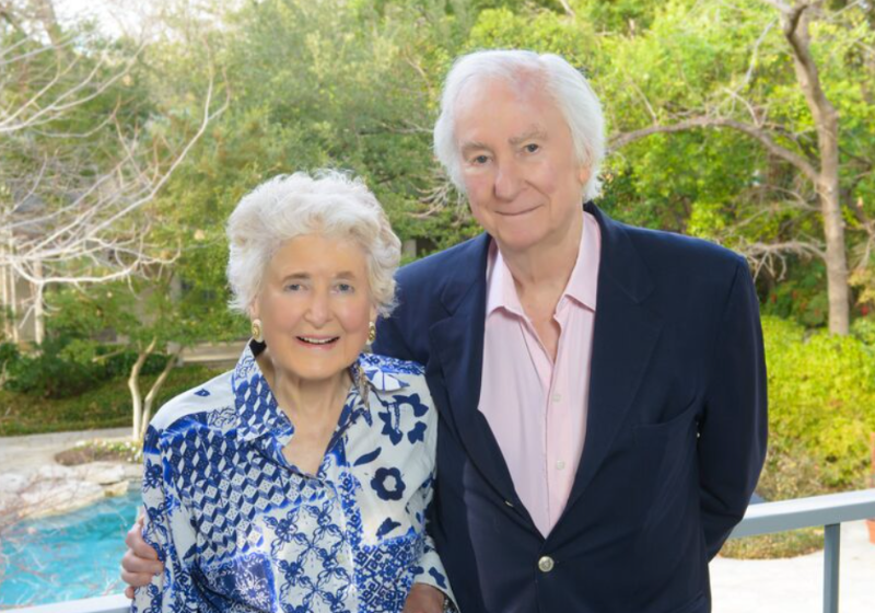 Edith and Peter O'Donnell (photo courtesy UT Southwestern)