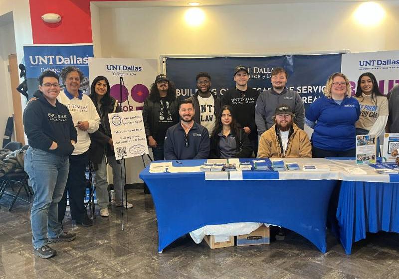UNT Dallas and UNT Dallas College of Law Students and Employees Spreading the Word about "Realize the Dream" at MLK Day Festivities on Jan. 19, 2026 at the South Dallas Cultural Center