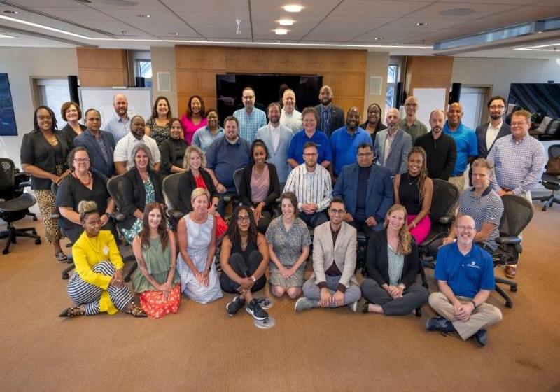 Dr. Kimberly Riddick (lower left corner) and Fellow Cohort Members at the AASCU Emerging Leaders Program Conference in Washington, D.C.