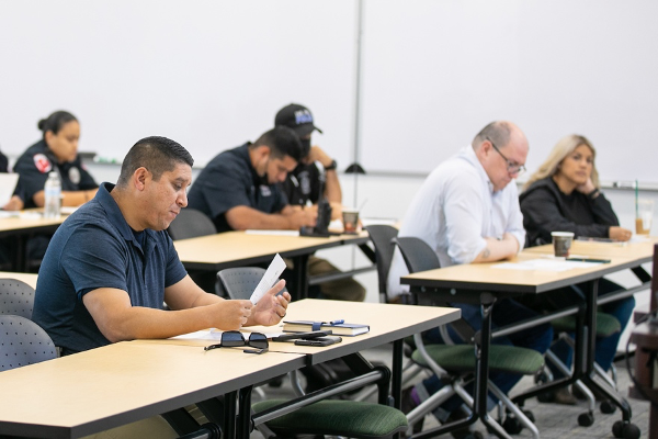 cpi officer-students in classroom