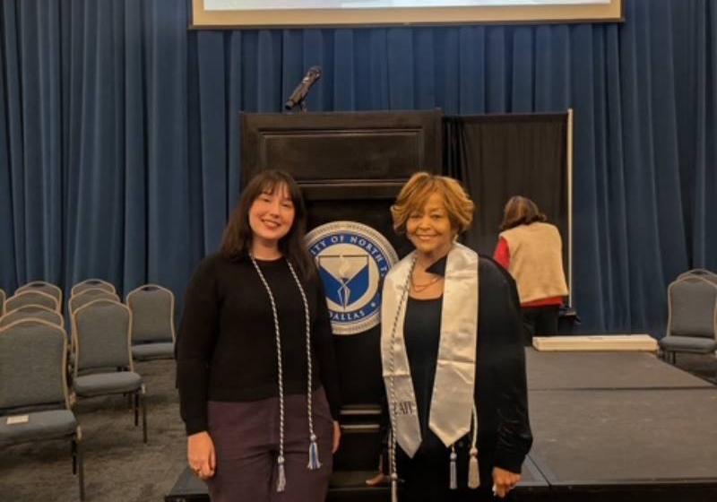 Cheryl Wyatt with Applied English Classmate Michelle McWhorter