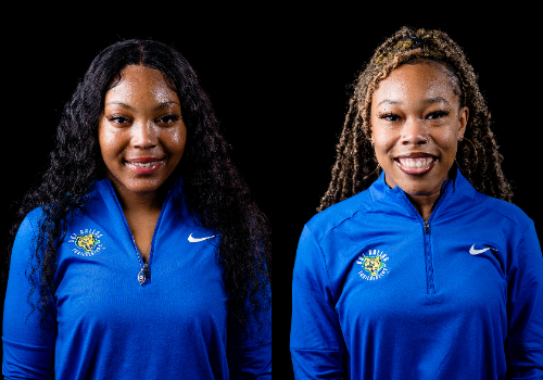 Friends and Teammates Jada Cole (left) and Jocelyn Owens (right)