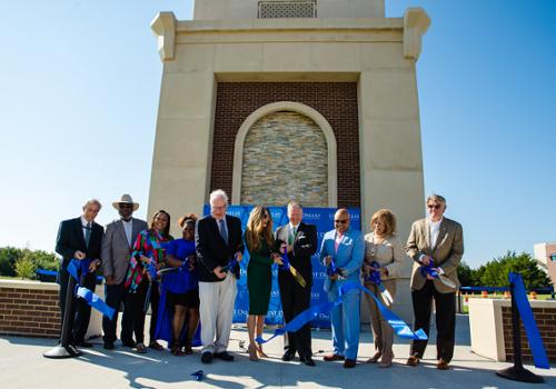 ryan tower dedication ribbon cutting