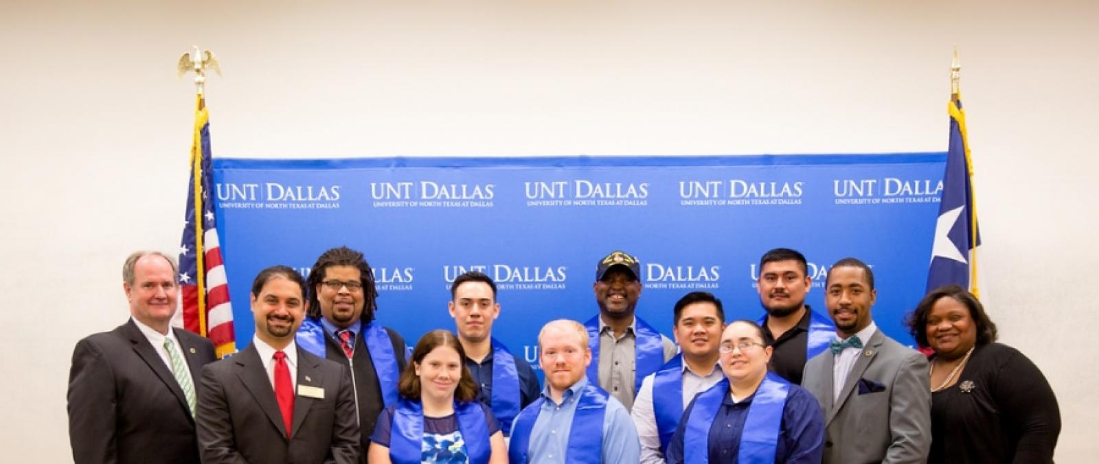 Photo of graduates who were members of the Salute Honor Society