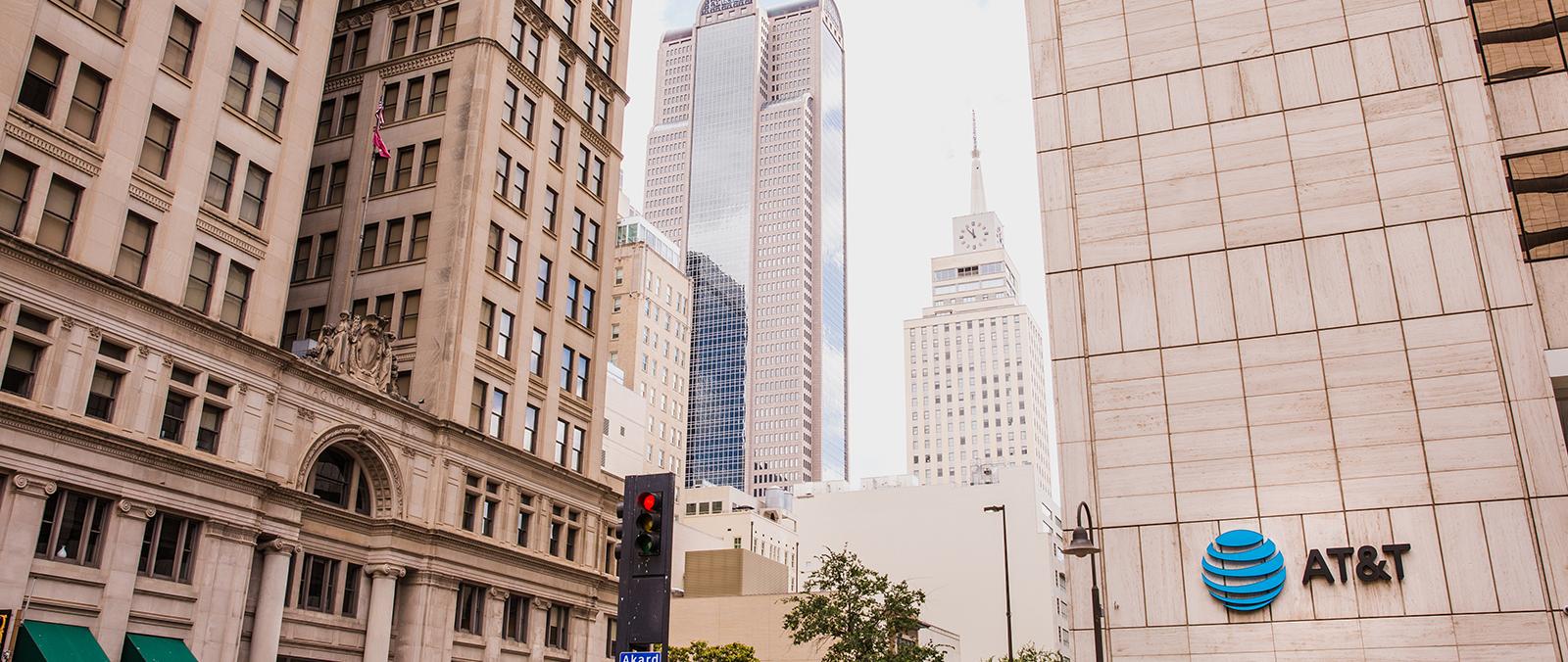 downtown dallas street view