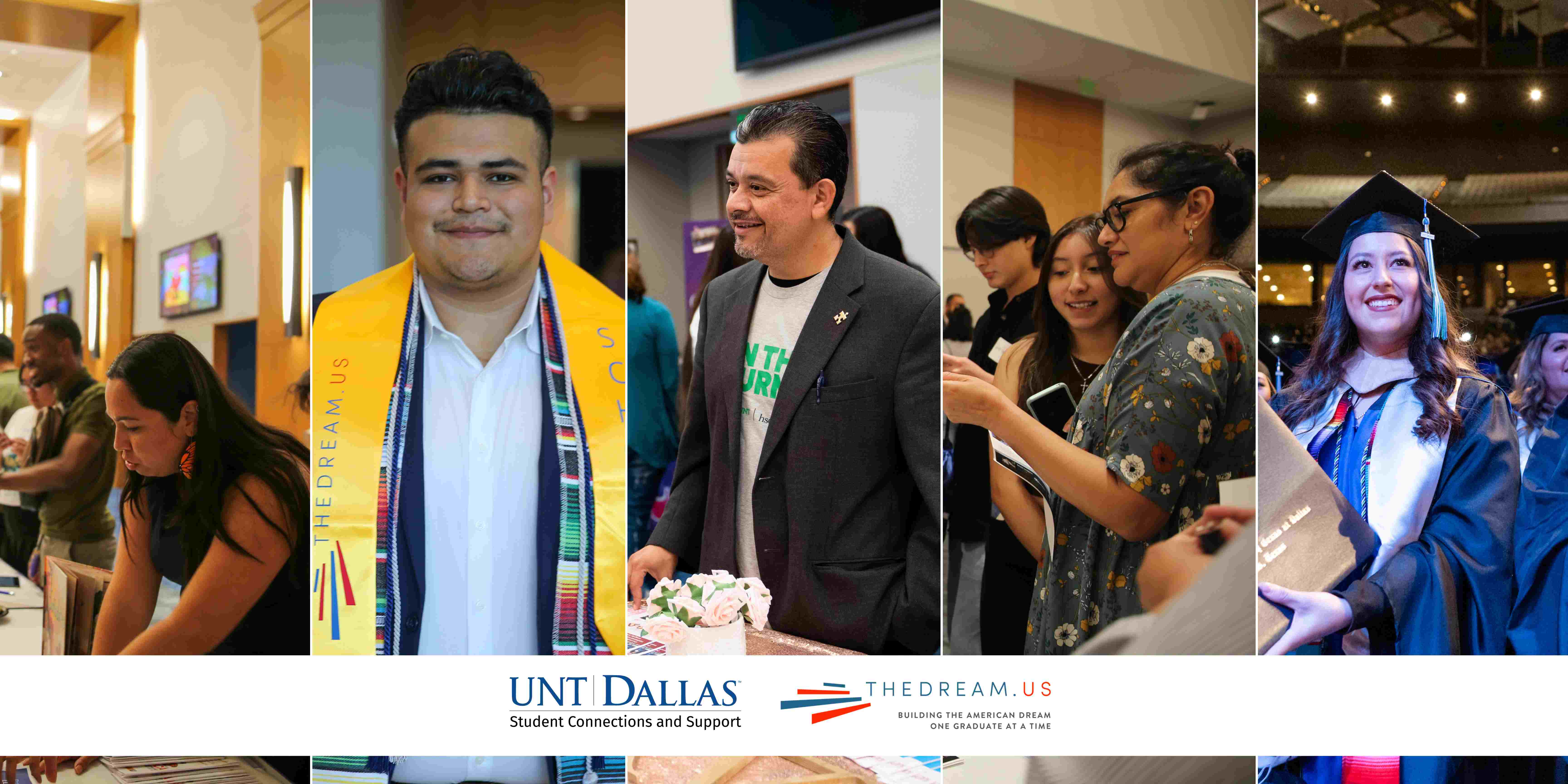 Students being celebrated and representing the scholarship program. 