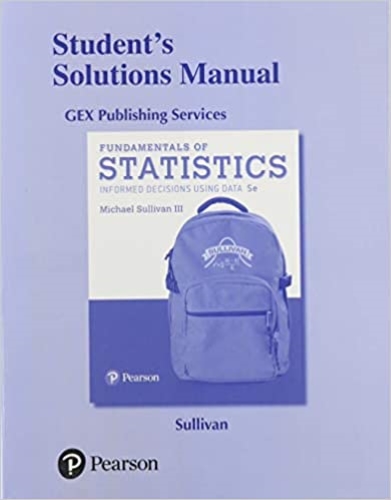 Student's Solutions Manual for Fundamentals of Statistics