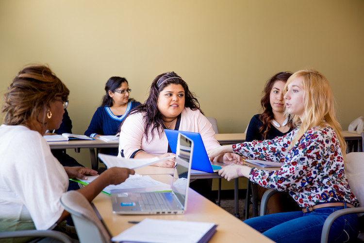 students in classroom